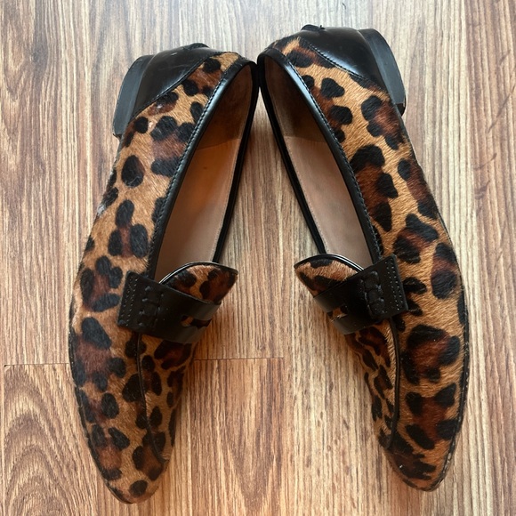 J.Crew leopard print “pony hair” loafers - Picture 3 of 7